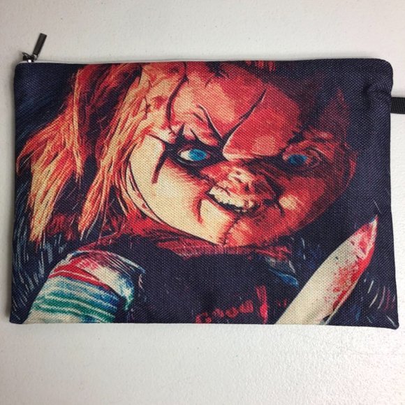 Childs Play Chucky Travel Bag Halloween Scary Movie Bride Seed Of - Picture 2 of 6